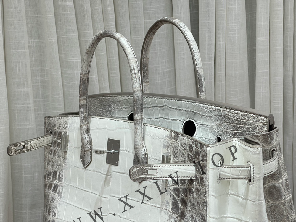 Birkin 40(40-30-21CM) Pure hand work Nile Crocodile Four oversized alligator skins Other colors can be customized - Image 2