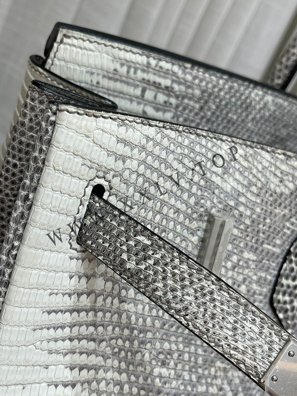 Birkin 40(40-30-21CM) Pure hand work Lizard skins are rare and large - Image 4