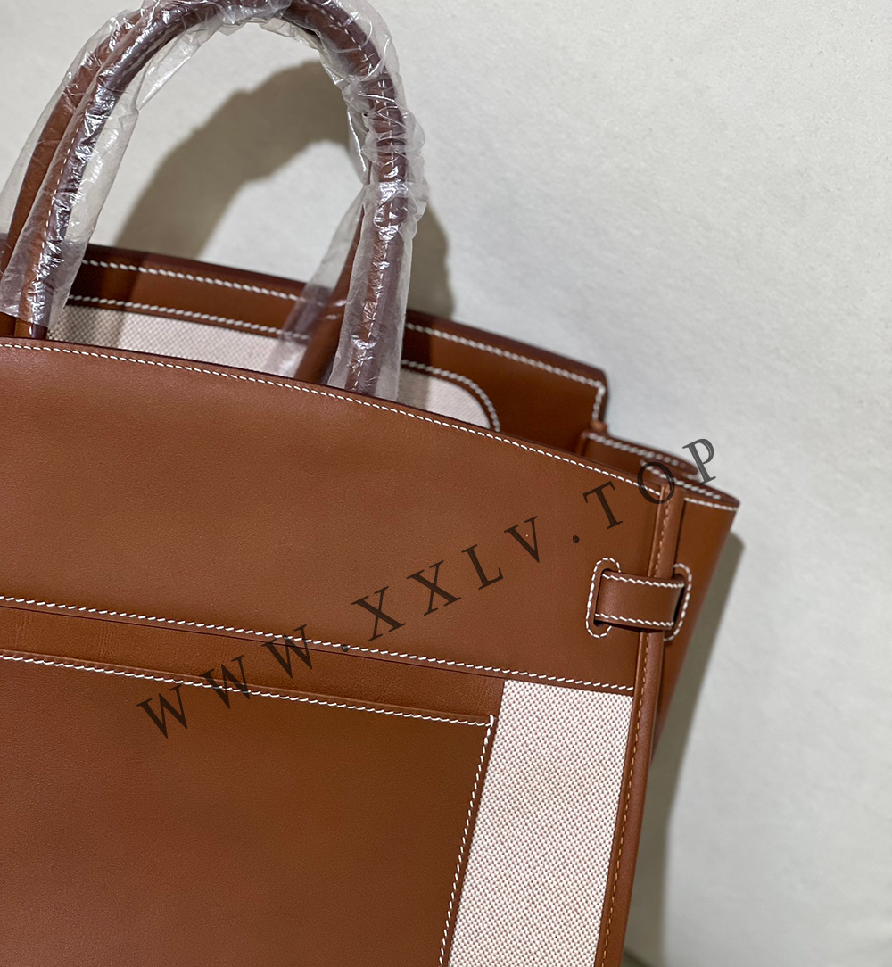 Birkin 35 The new Package King TOGO leather + canvas Pure hand work - Image 2