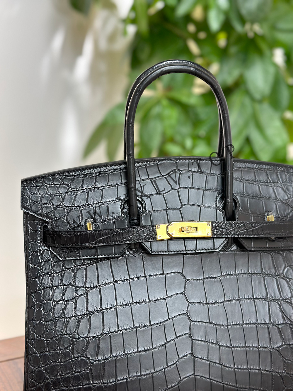 Birkin 35(35-25-18CM) Pure hand work Inner seam Three pieces of skin Nile Crocodile Other colors can be customized - Image 5