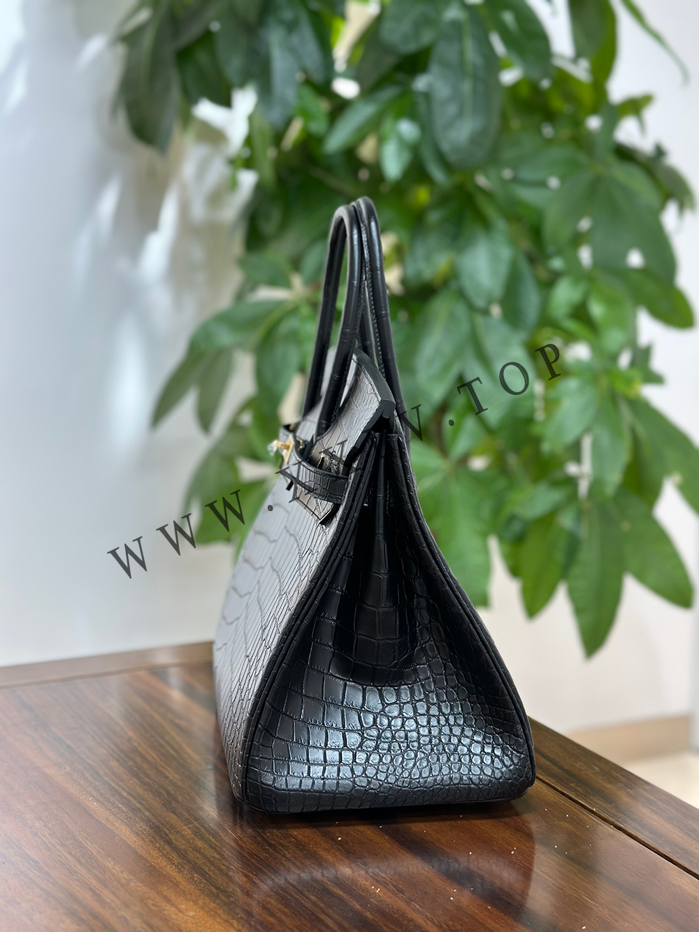 Birkin 35(35-25-18CM) Pure hand work Inner seam Three pieces of skin Nile Crocodile Other colors can be customized - Image 2
