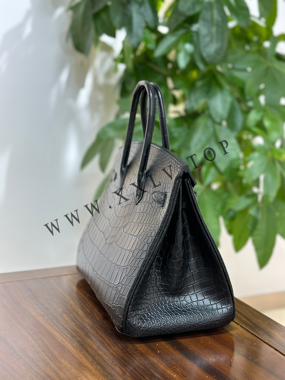 Birkin 35(35-25-18CM) Pure hand work Inner seam Three pieces of skin Nile Crocodile Other colors can be customized - Image 7