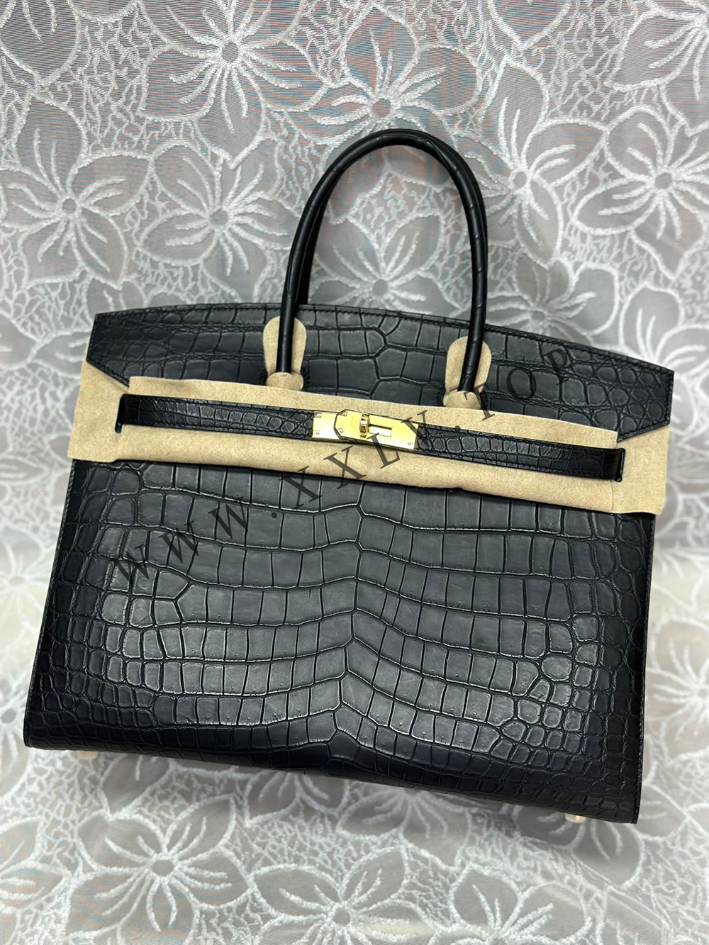 Birkin 35(35-25-18CM) Pure hand work Outer seam Three pieces of skin Nile Crocodile Other colors can be customized - Image 2