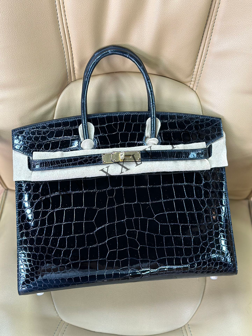 Birkin 35(35-25-18CM) Pure hand work Outer seam Three pieces of skin Nile Crocodile Other colors can be customized - Image 4