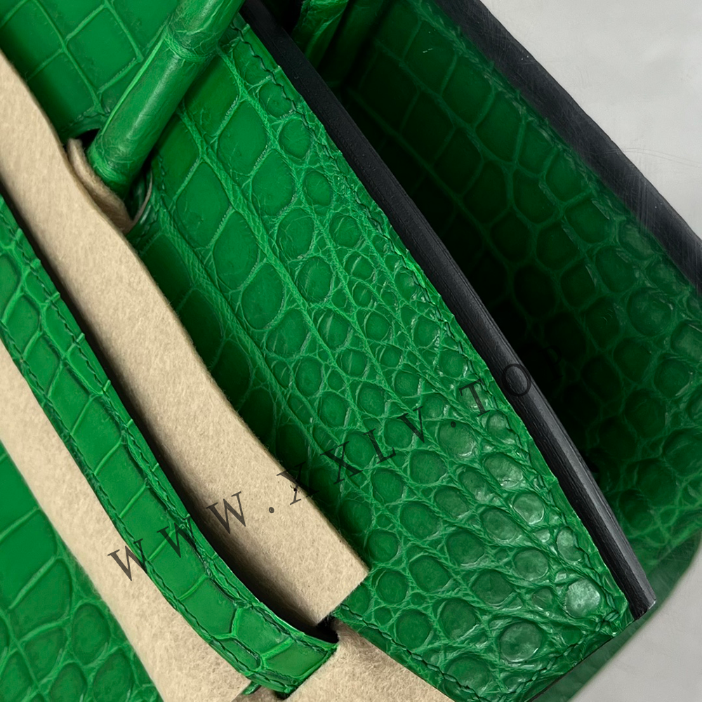 Birkin 35(35-25-18CM) Pure hand work American Crocodile Three pieces of skin American Crocodile Other colors can be customized - Image 5