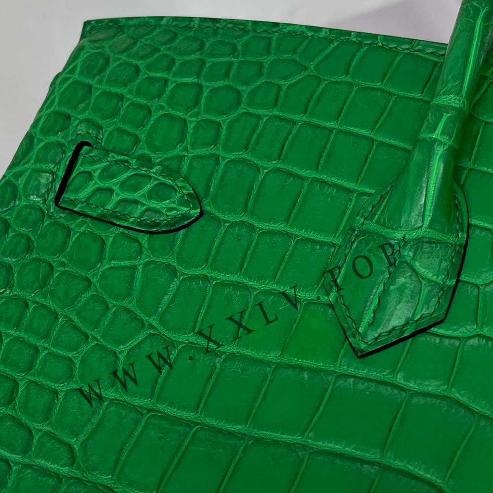 Birkin 35(35-25-18CM) Pure hand work American Crocodile Three pieces of skin American Crocodile Other colors can be customized - Image 4