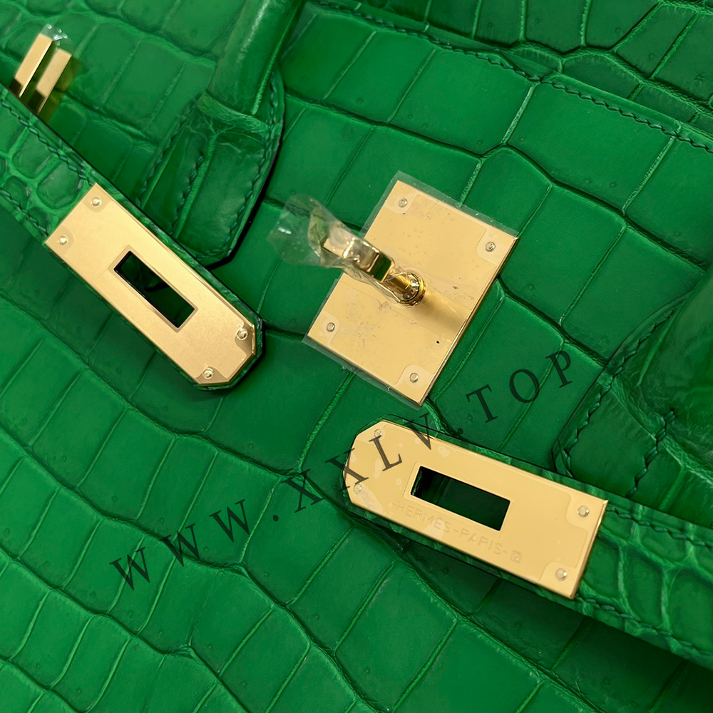 Birkin 35(35-25-18CM) Pure hand work American Crocodile Three pieces of skin American Crocodile Other colors can be customized - Image 3