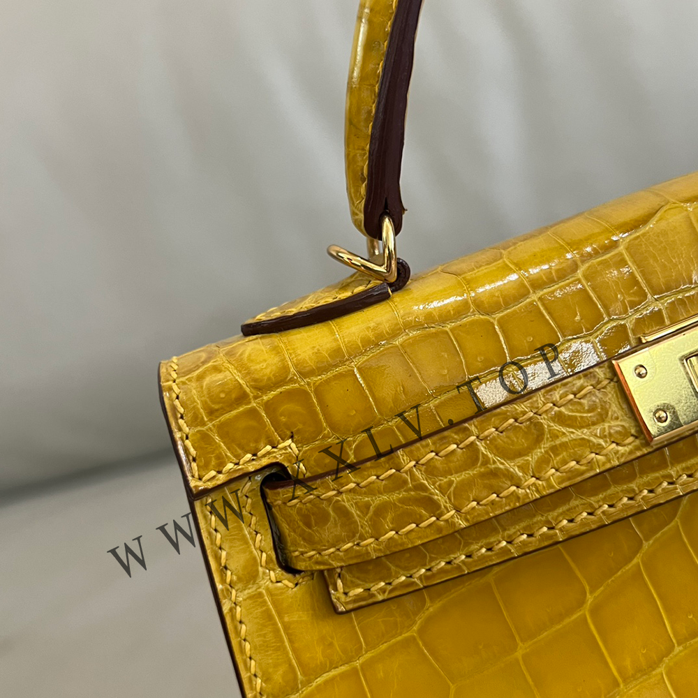 Kelly Mini19(19-12-5.5CM) Pure hand work Gold buckle|Silver buckle 19#22#25#28#32#35#40# can be customized - Image 5