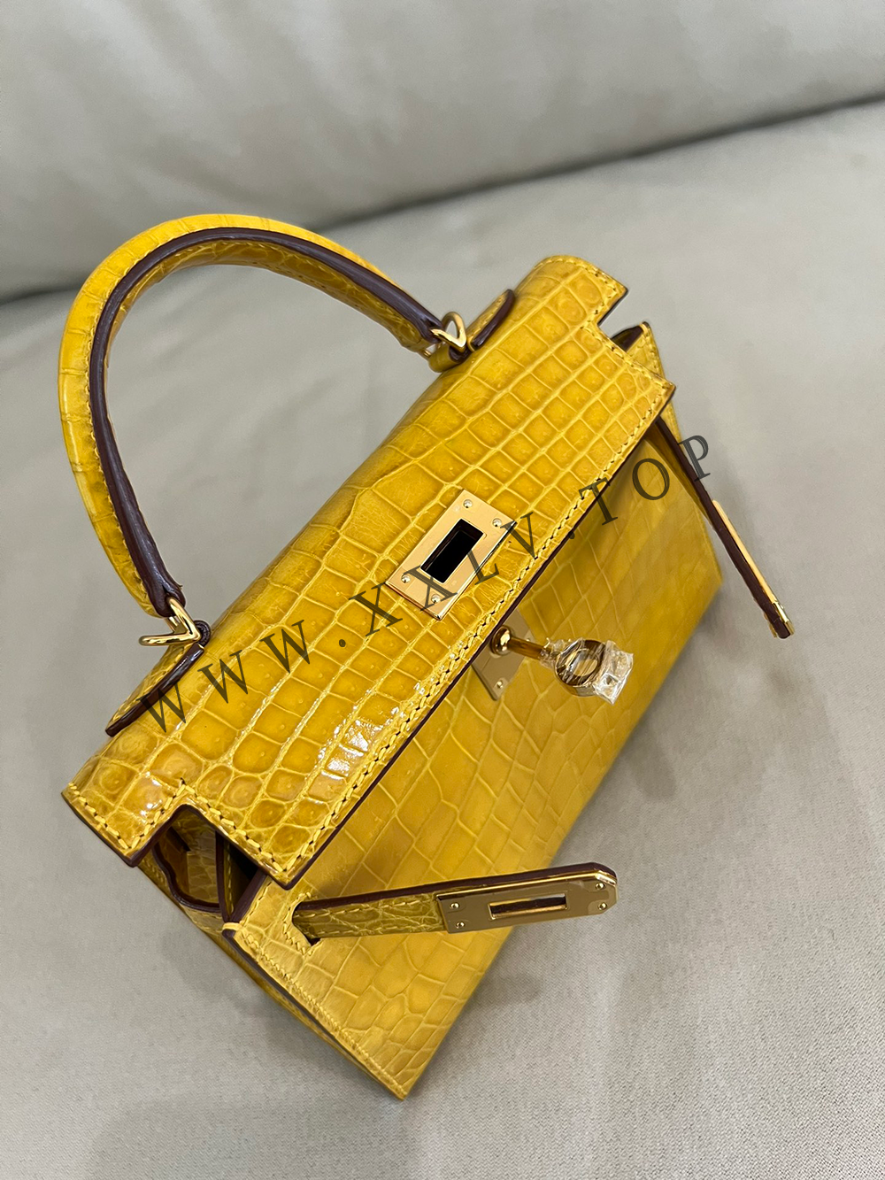 Kelly Mini19(19-12-5.5CM) Pure hand work Gold buckle|Silver buckle 19#22#25#28#32#35#40# can be customized - Image 3