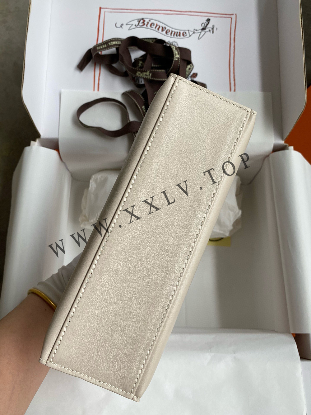 Kelly Mini 22(22-12-7CM) Pure hand work Swift leather 19#22#25#28#32#35#40# can be customized - Image 4