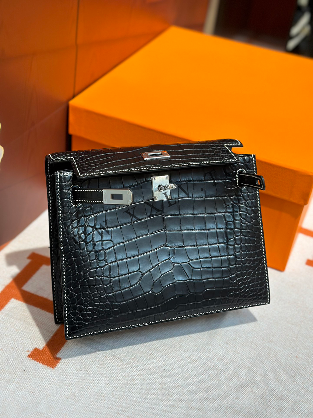 Kelly danse 22(22-16-7CM) Pure hand work American Crocodile 19#22#25#28#32#35#40# can be customized - Image 7