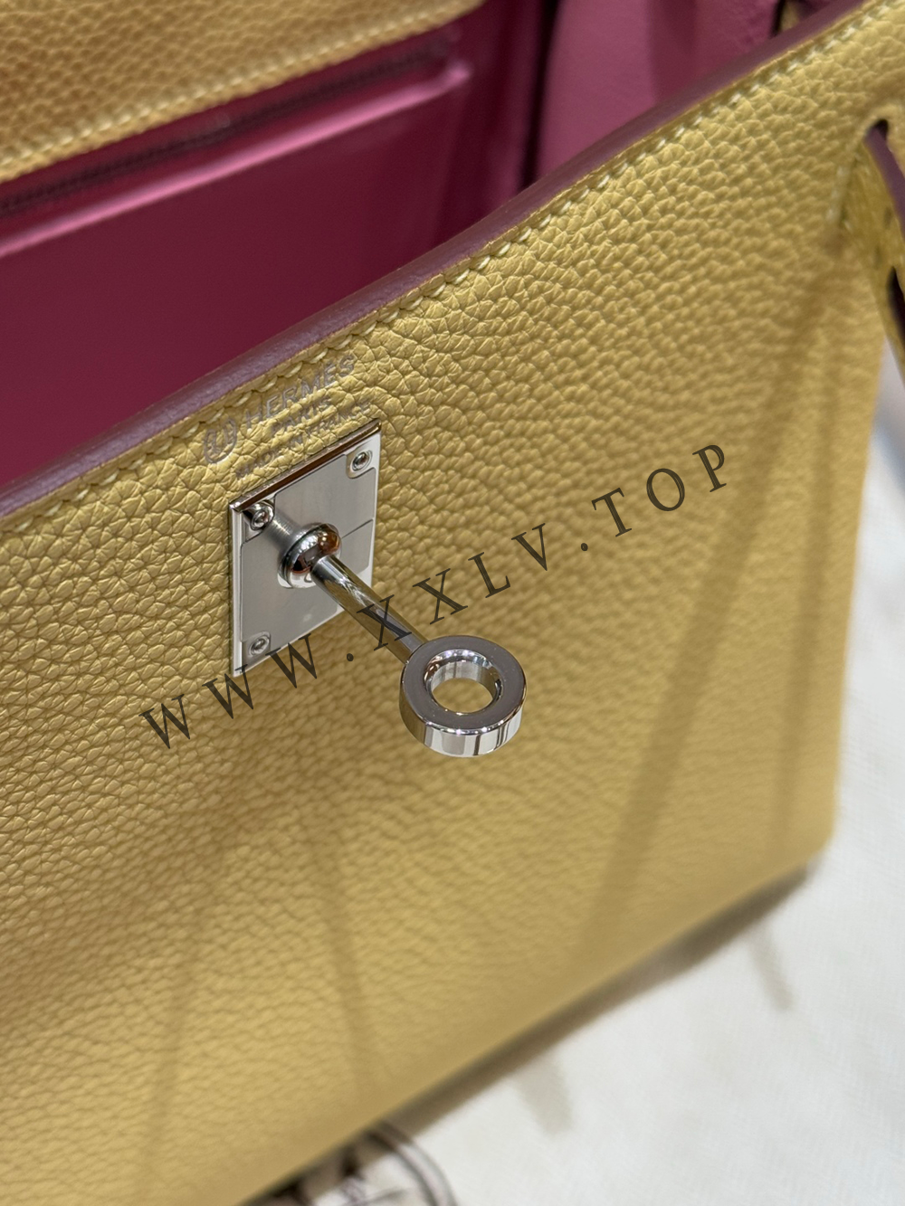 kelly 25 (25*17*7cm) Pure hand work Inner seam TOGO leather 19#22#25#28#32#35#40 and other colors can be customized - Image 3