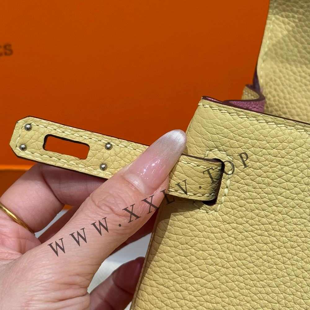 kelly 25 (25*17*7cm) Pure hand work Inner seam TOGO leather 19#22#25#28#32#35#40 and other colors can be customized - Image 2