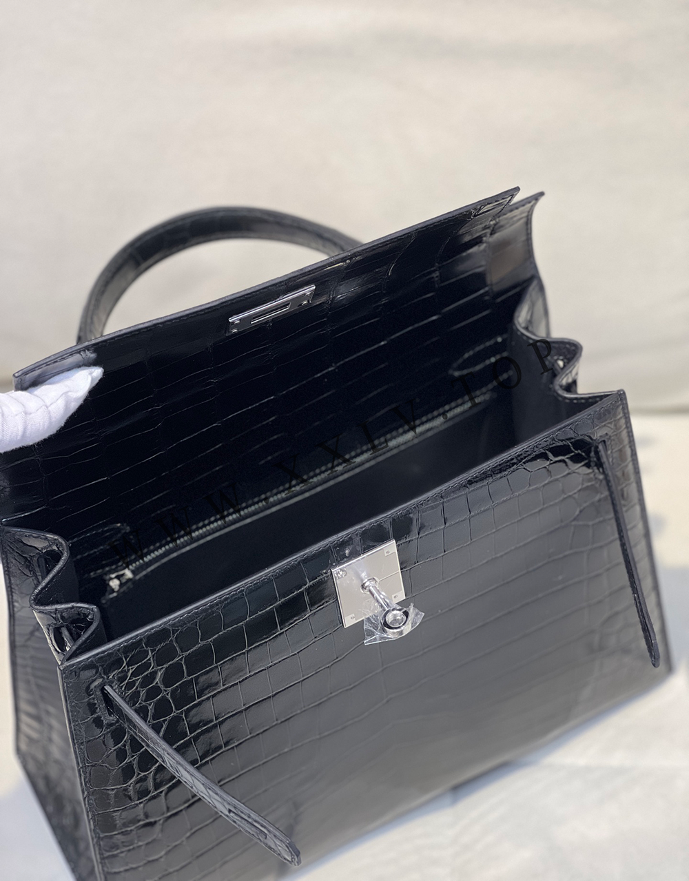 Kelly 28 (28*22*10cm)Pure hand work Nile Crocodile 19#22#25#28#32#35#40# Other colors and models can be customized - Image 3
