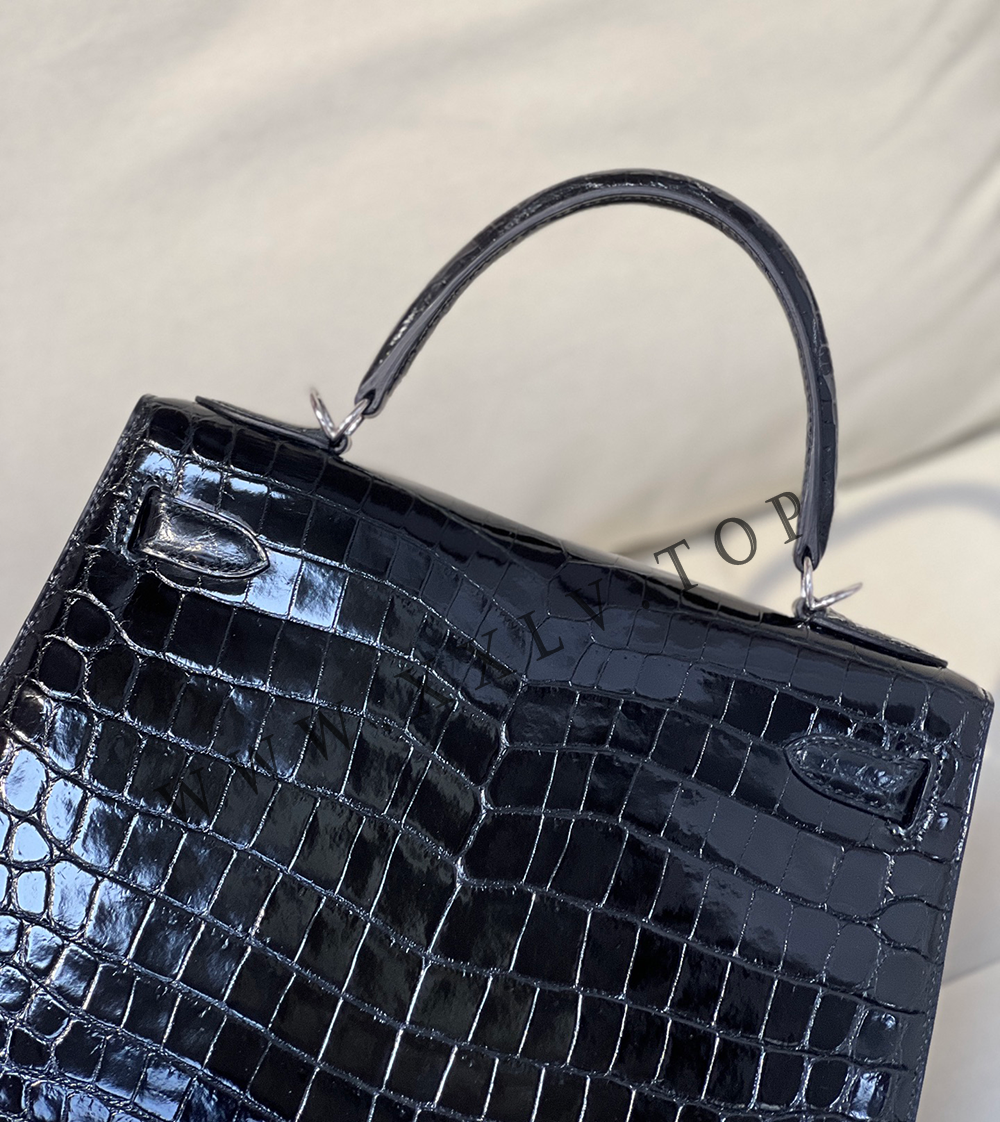 Kelly 28 (28*22*10cm)Pure hand work Nile Crocodile 19#22#25#28#32#35#40# Other colors and models can be customized - Image 2