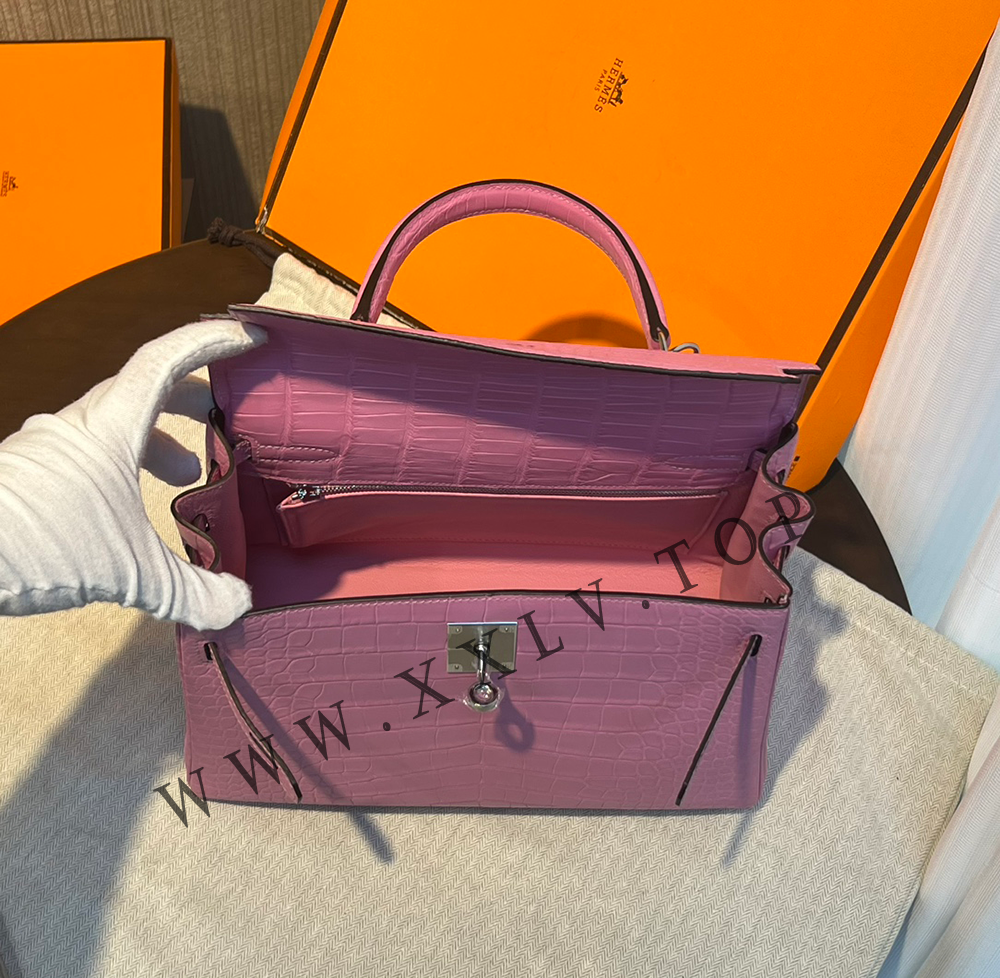 Kelly 28 (28*22*10cm)Pure hand work American Crocodile 19#22#25#28#32#35#40# Other colors and models can be customized - Image 3