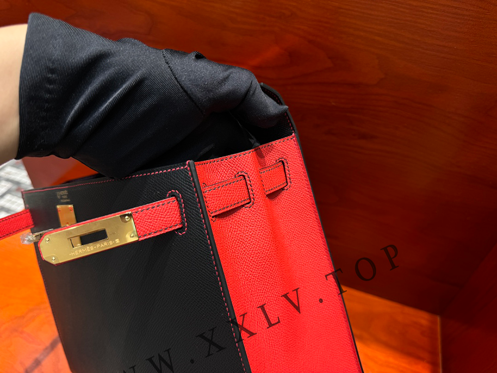 kelly 28 (28*22*10cm) Pure hand work Outer seam Epsom leather 19#22#25#28#32#35#40 and other colors can be customized - Image 2
