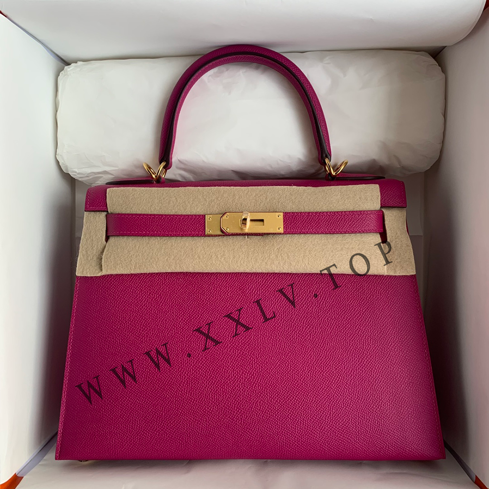 kelly 28 (28*22*10cm) Pure hand work Outer seam Epsom leather 19#22#25#28#32#35#40 and other colors can be customized - Image 2