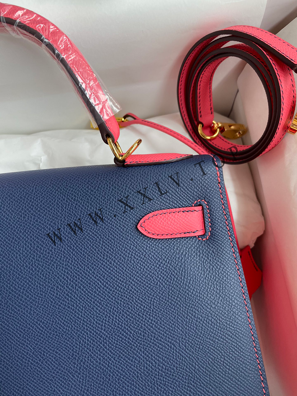kelly 28 (28*22*10cm) Pure hand work Outer seam Epsom leather 19#22#25#28#32#35#40 and other colors can be customized - Image 7
