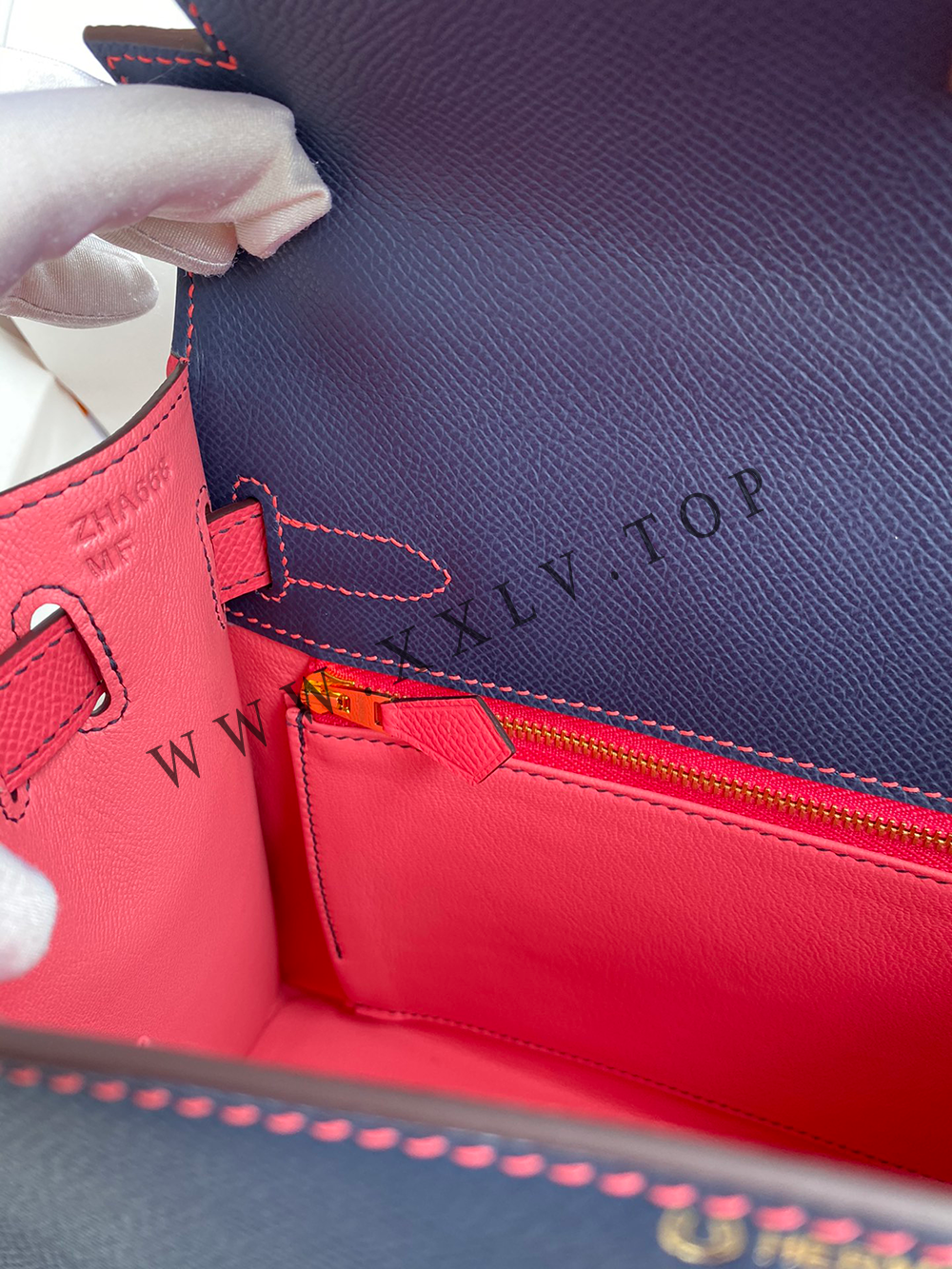 kelly 28 (28*22*10cm) Pure hand work Outer seam Epsom leather 19#22#25#28#32#35#40 and other colors can be customized - Image 2