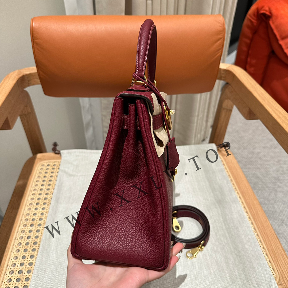 kelly 28 (28*22*10cm) Pure hand work Inner seam TOGO leather 19#22#25#28#32#35#40 and other colors can be customized - Image 7