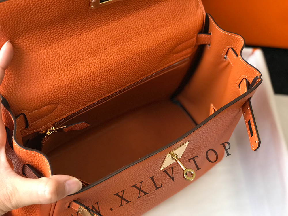 kelly 28 (28*22*10cm) Pure hand work Inner seam TOGO leather 19#22#25#28#32#35#40 and other colors can be customized - Image 2