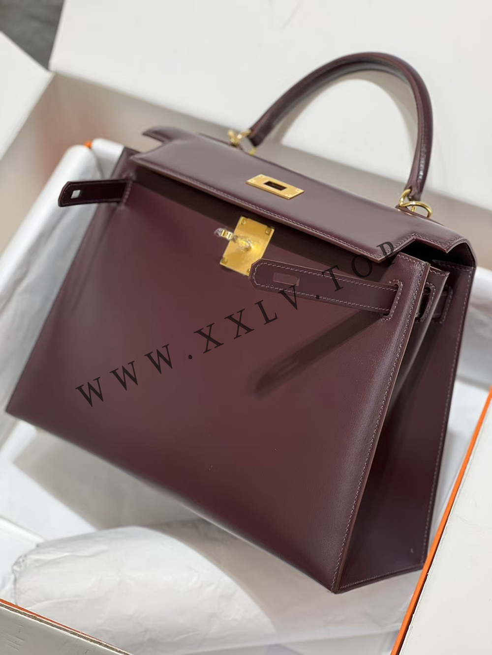 kelly 28 (28*22*10cm) Pure hand work Box From France 19#22#25#28#32#35#40 and other colors can be customized - Image 3