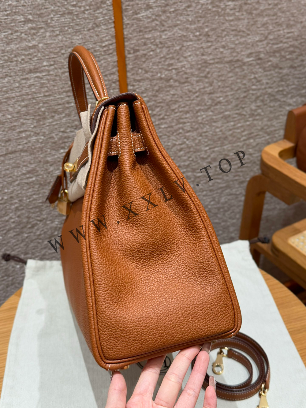 kelly 35 (35*24*12cm) Pure hand work Inner seam TOGO leather 19#22#25#28#32#35#40 and other colors can be customized - Image 6