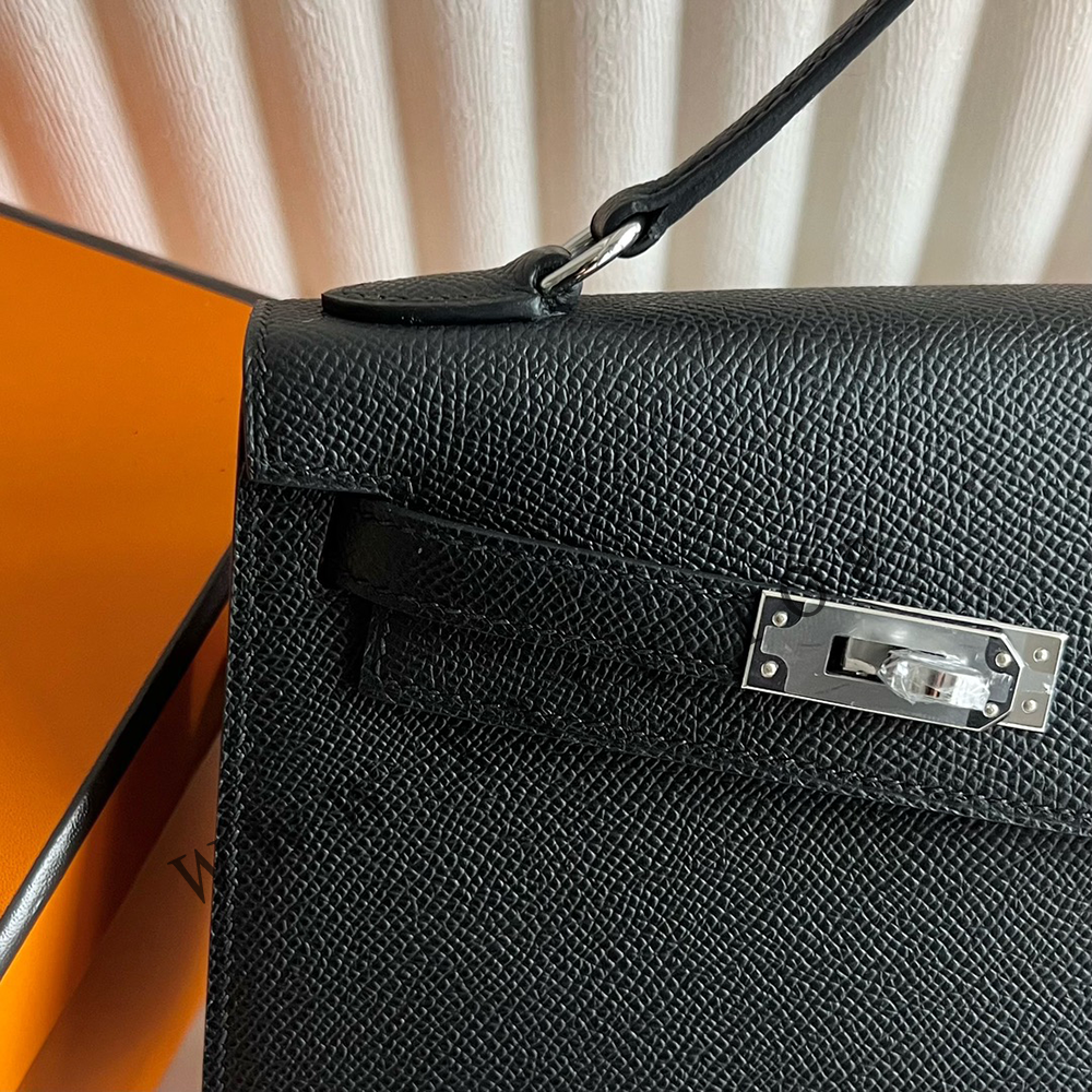 Kelly 20 (20*16*10cm) Pure hand made epsom leather - Image 6