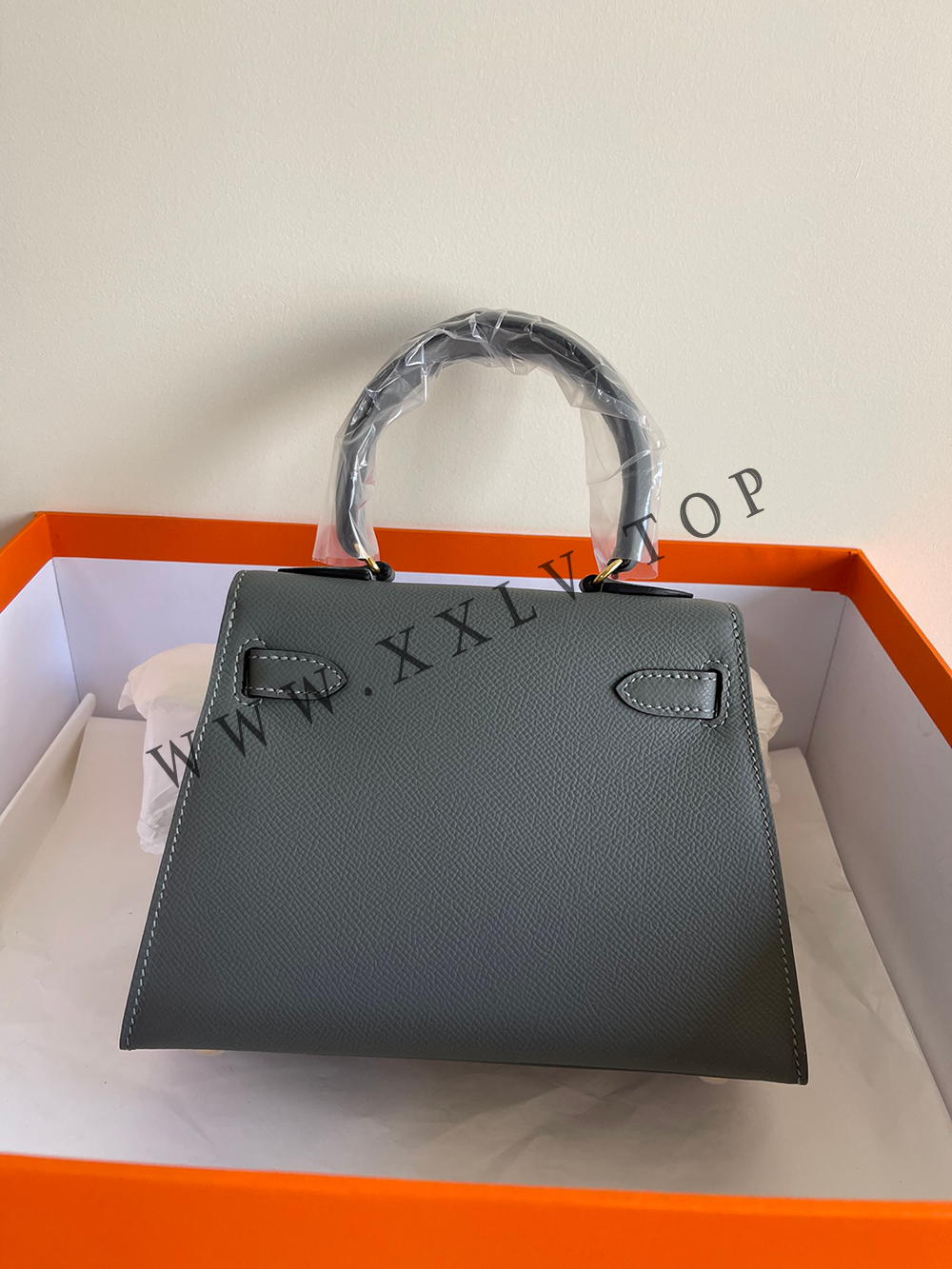 Kelly 20 (20*16*10cm) Pure hand made epsom leather - Image 6