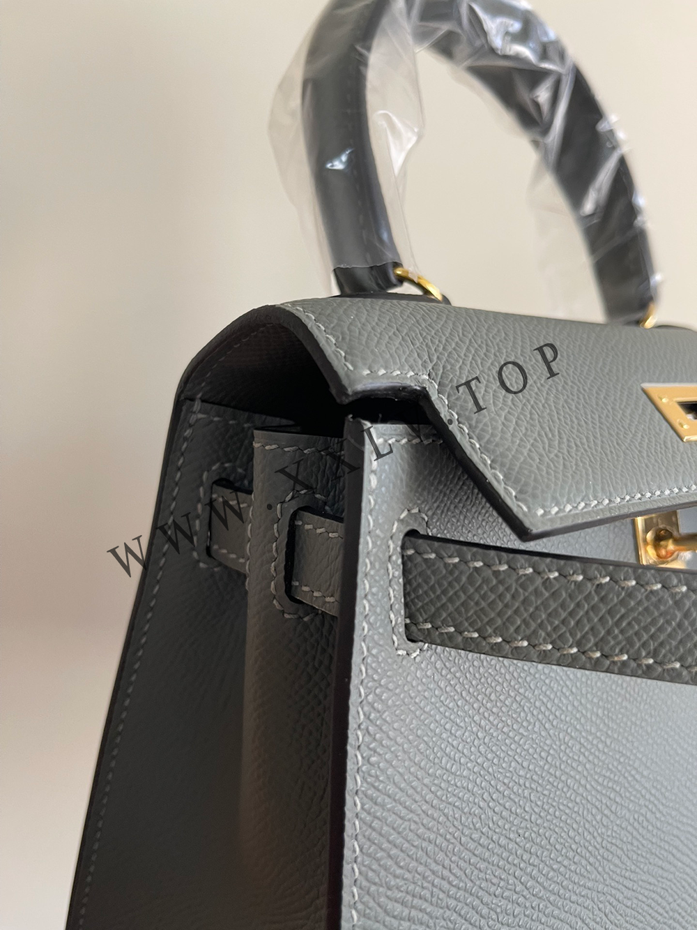 Kelly 20 (20*16*10cm) Pure hand made epsom leather - Image 7