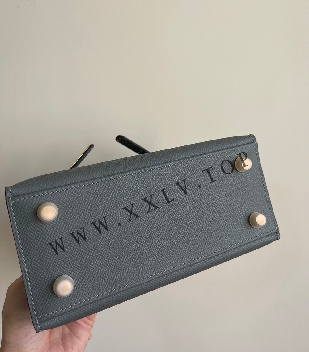Kelly 20 (20*16*10cm) Pure hand made epsom leather - Image 4