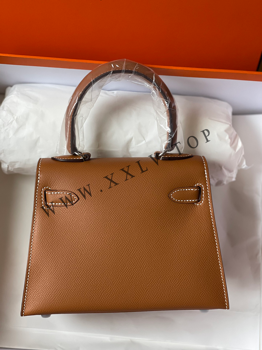 Kelly 20 (20*16*10cm) Pure hand made epsom leather - Image 7