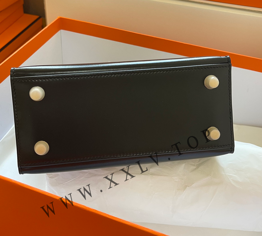 Kelly 20 (20*16*10cm) Pure hand made BOX leather - Image 3