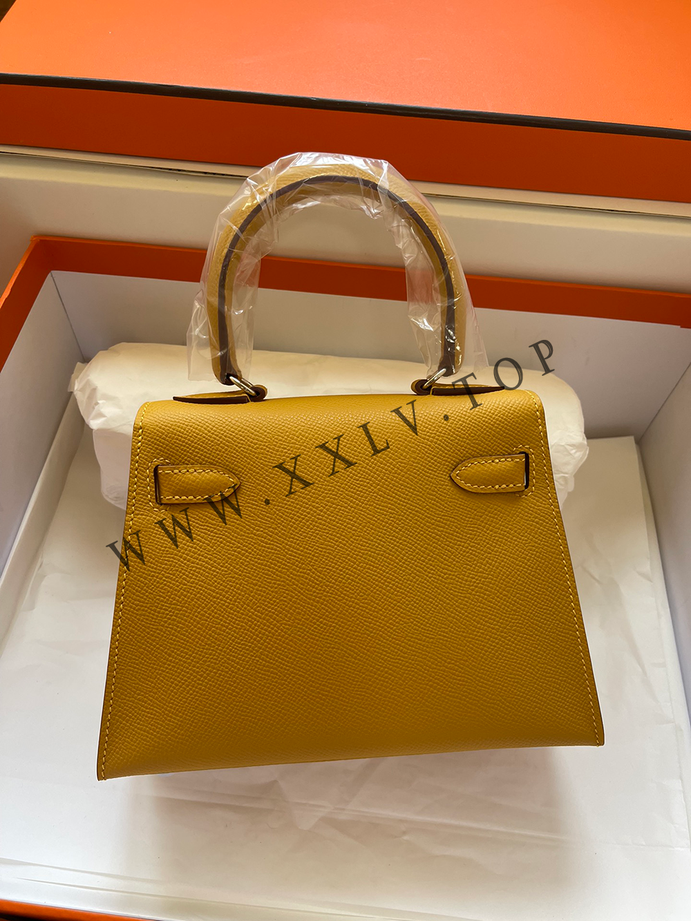 Kelly 20 (20*16*10cm) Pure hand made epsom leather - Image 7