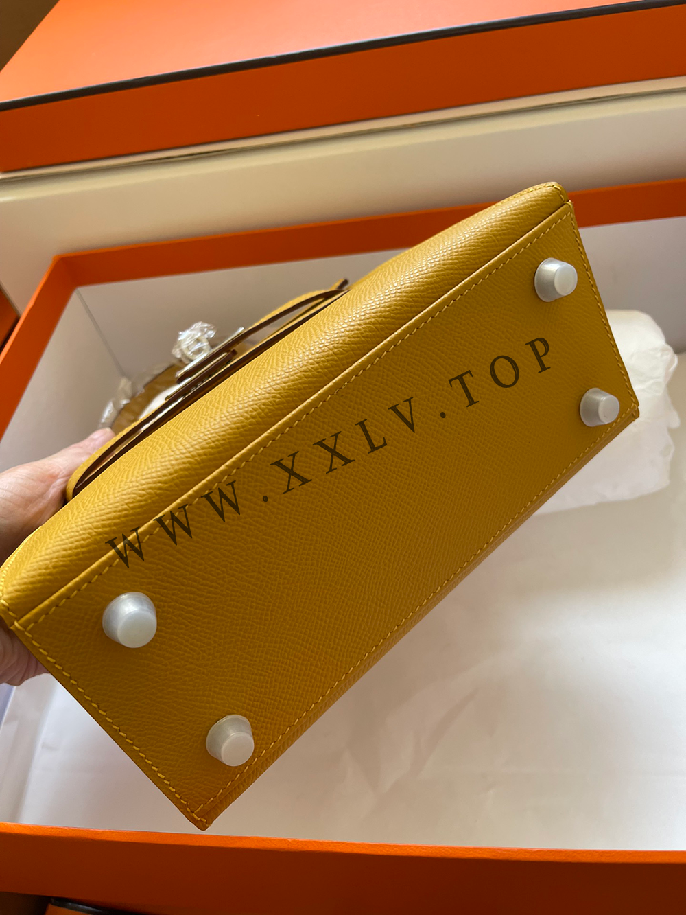 Kelly 20 (20*16*10cm) Pure hand made epsom leather - Image 3