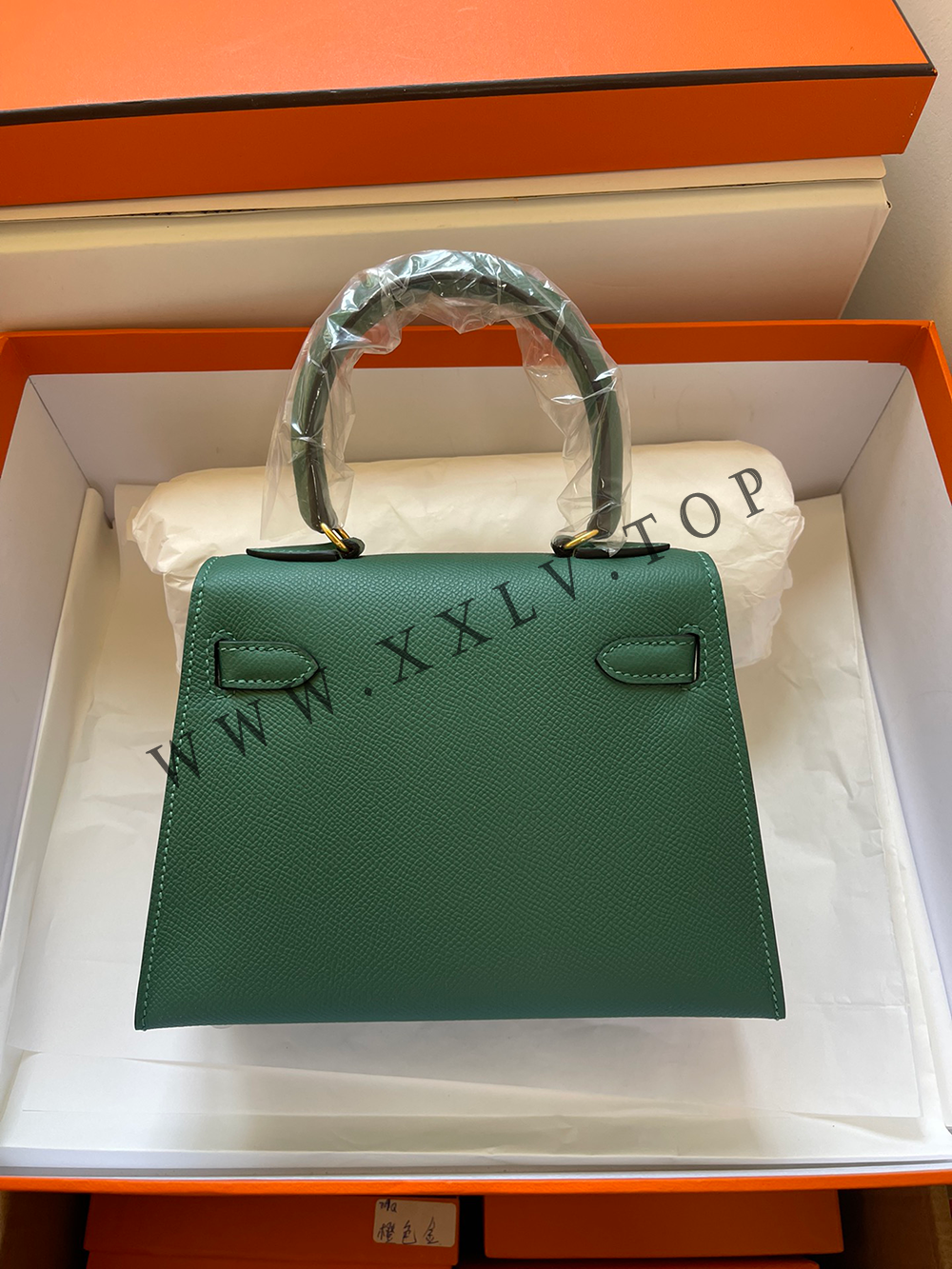 Kelly 20 (20*16*10cm) Pure hand made epsom leather - Image 7
