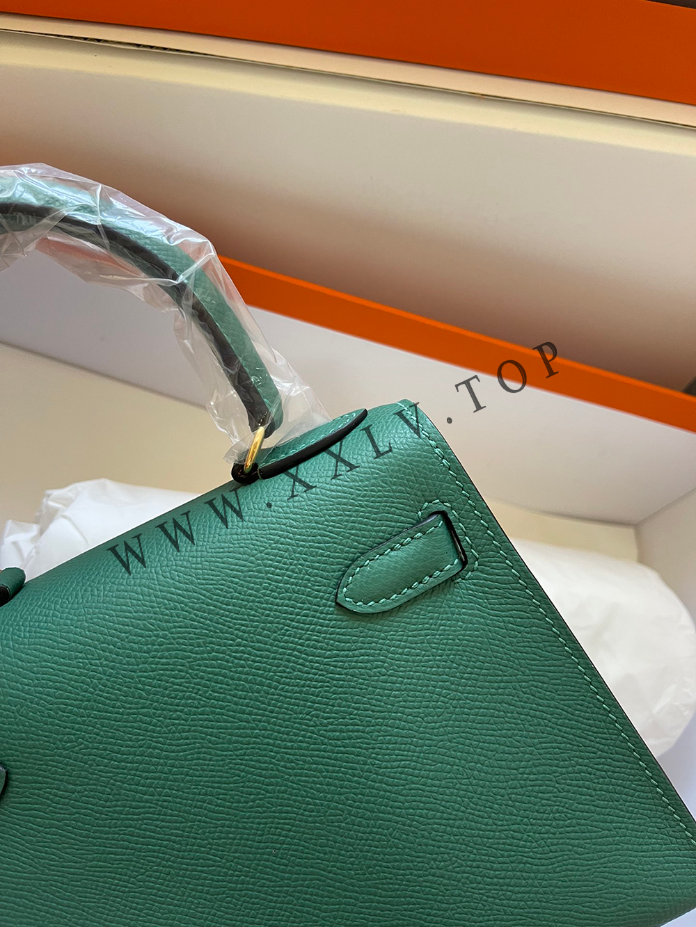 Kelly 20 (20*16*10cm) Pure hand made epsom leather - Image 4