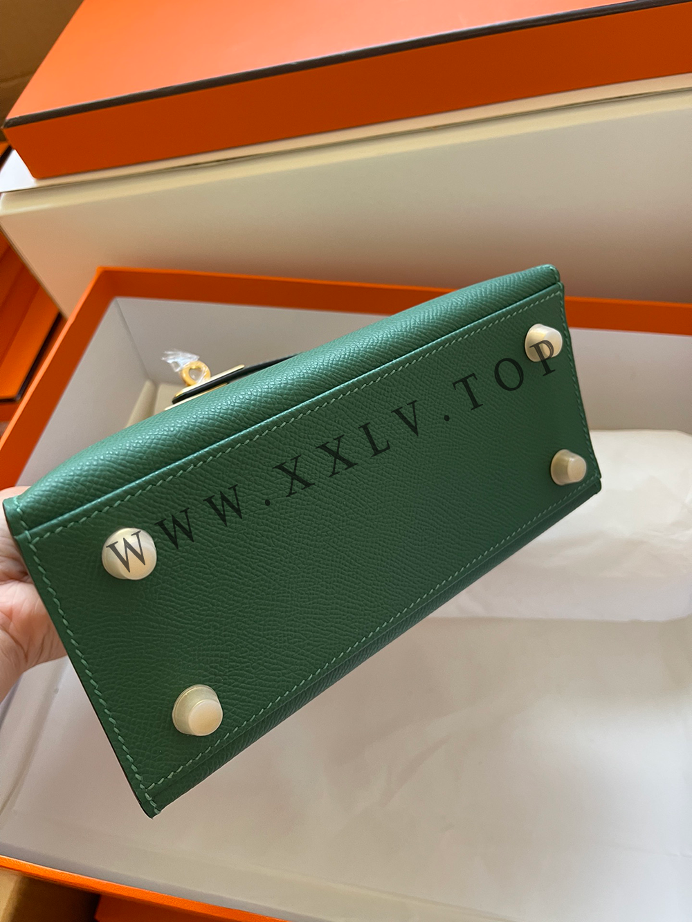 Kelly 20 (20*16*10cm) Pure hand made epsom leather - Image 3