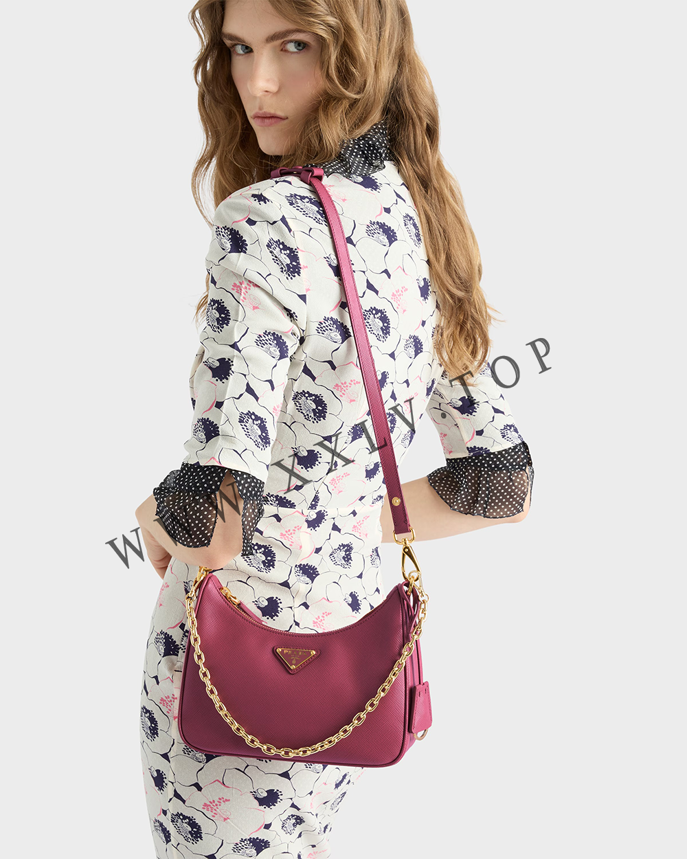 Prada Re-Edition Saffiano leather mini-bag - Image 3