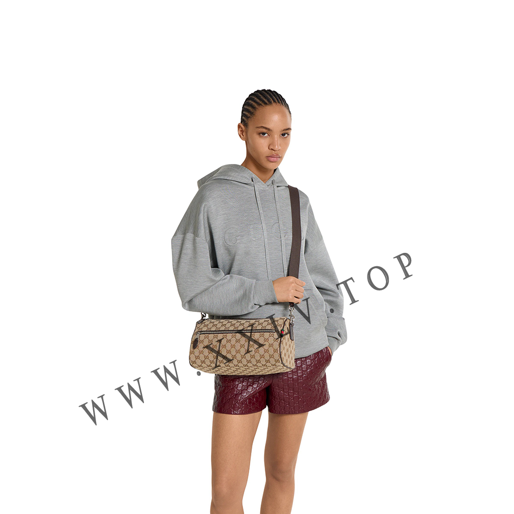 GG canvas small cylinder bag 834455 - Image 2