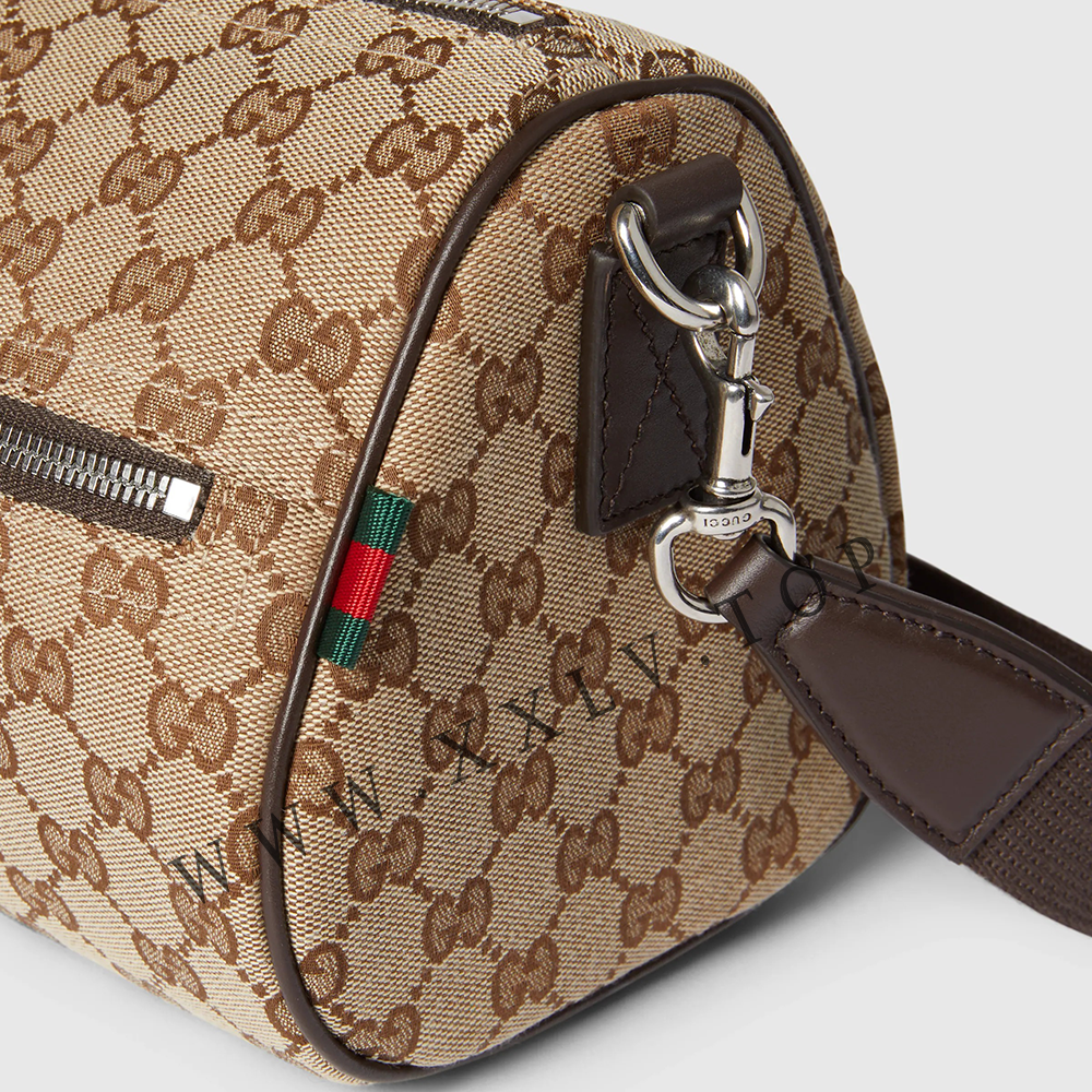 GG canvas small cylinder bag 834455 - Image 5