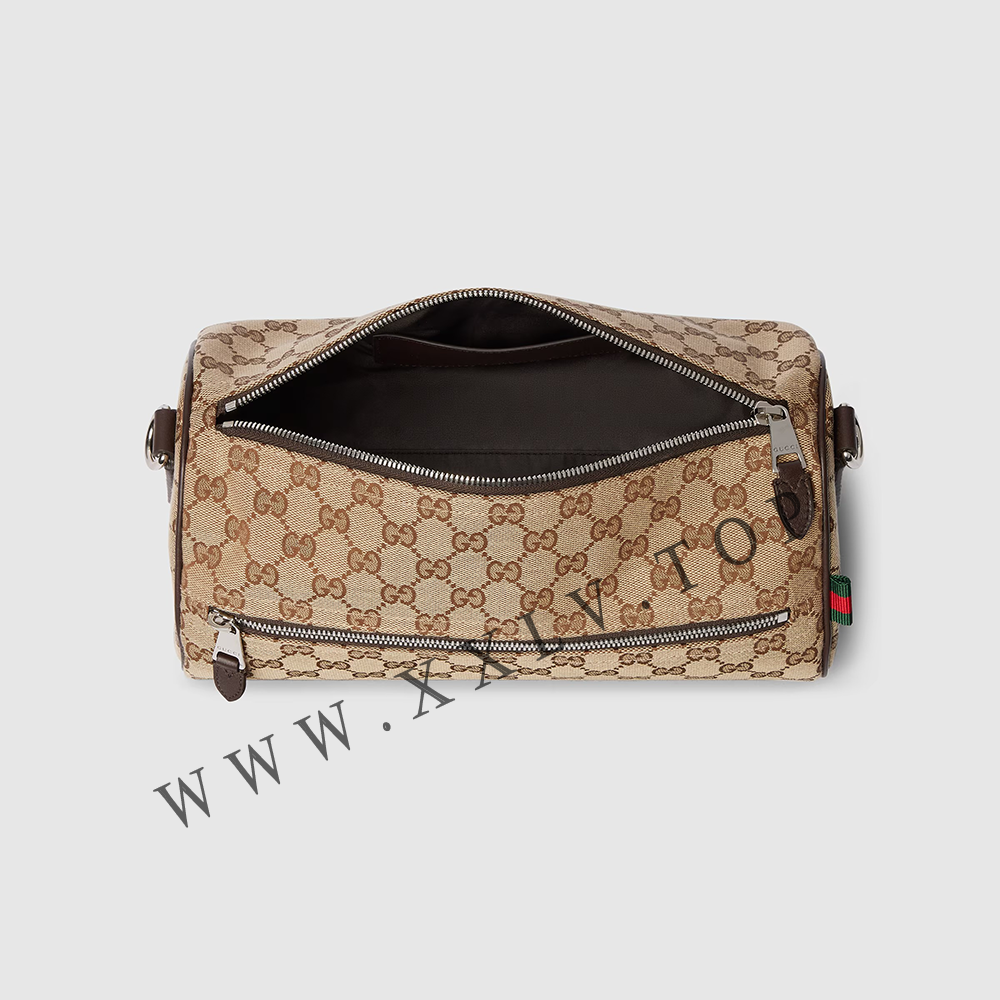 GG canvas small cylinder bag 834455 - Image 7