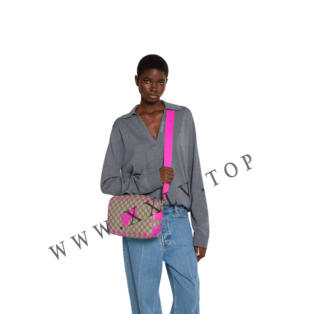 Medium crossbody bag with print 839380 - Image 2