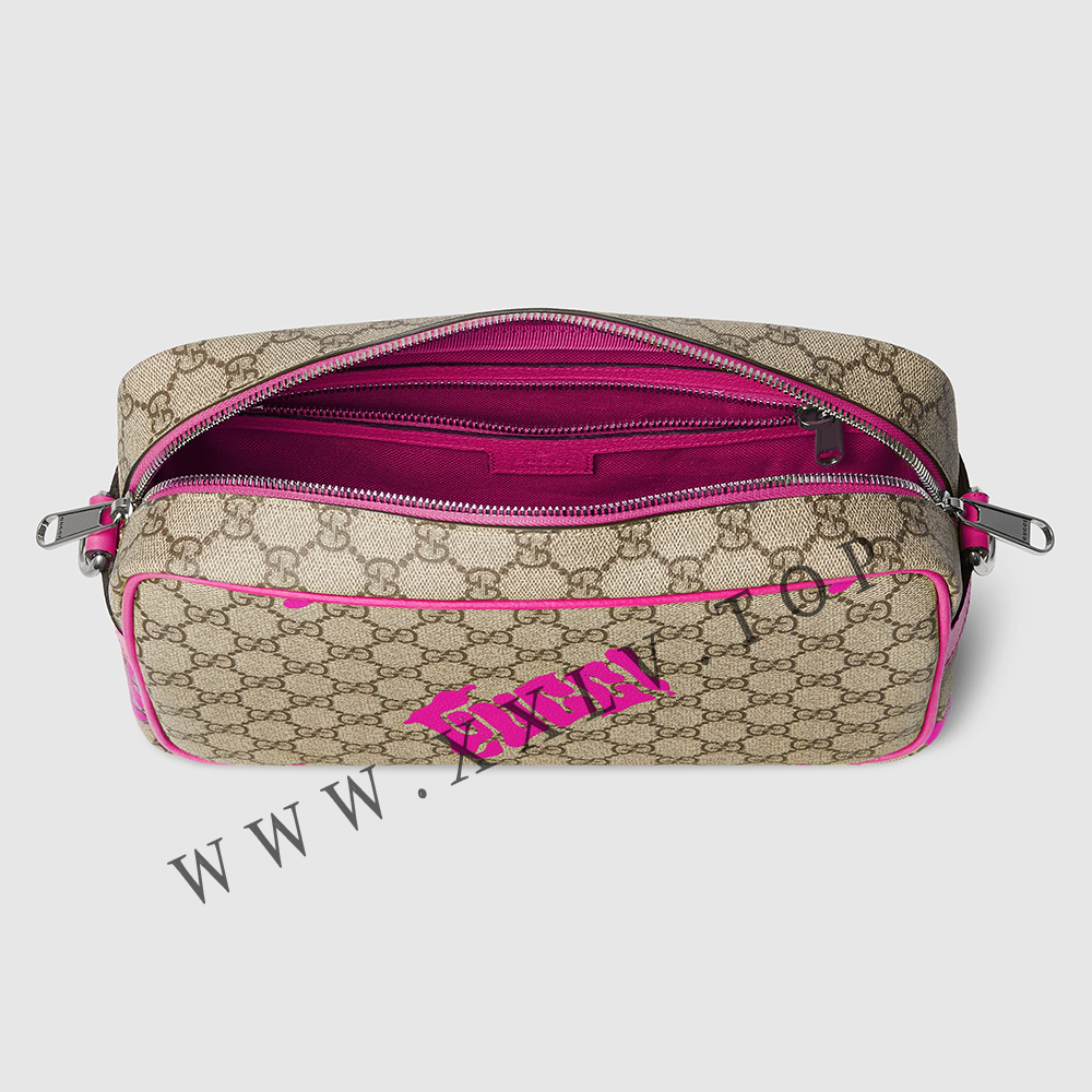Medium crossbody bag with print 839380 - Image 4
