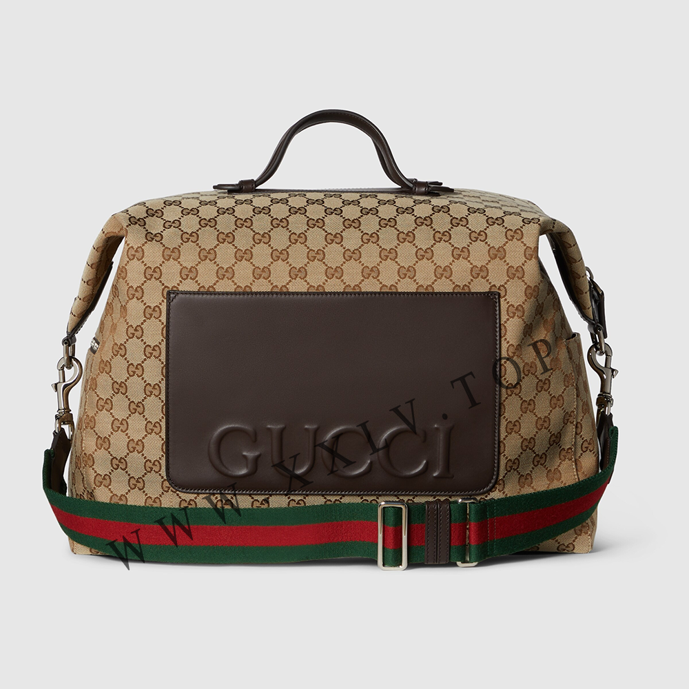 GG canvas medium duffle bag 821668 - Image 4