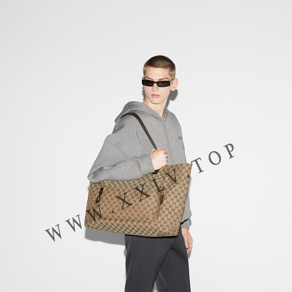 GG canvas maxi tote bag 802166 - Image 2