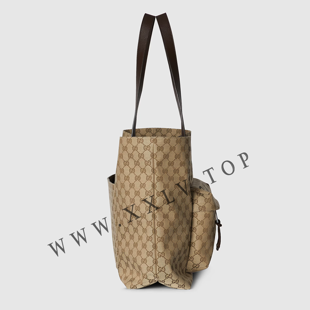 GG canvas maxi tote bag 802166 - Image 3