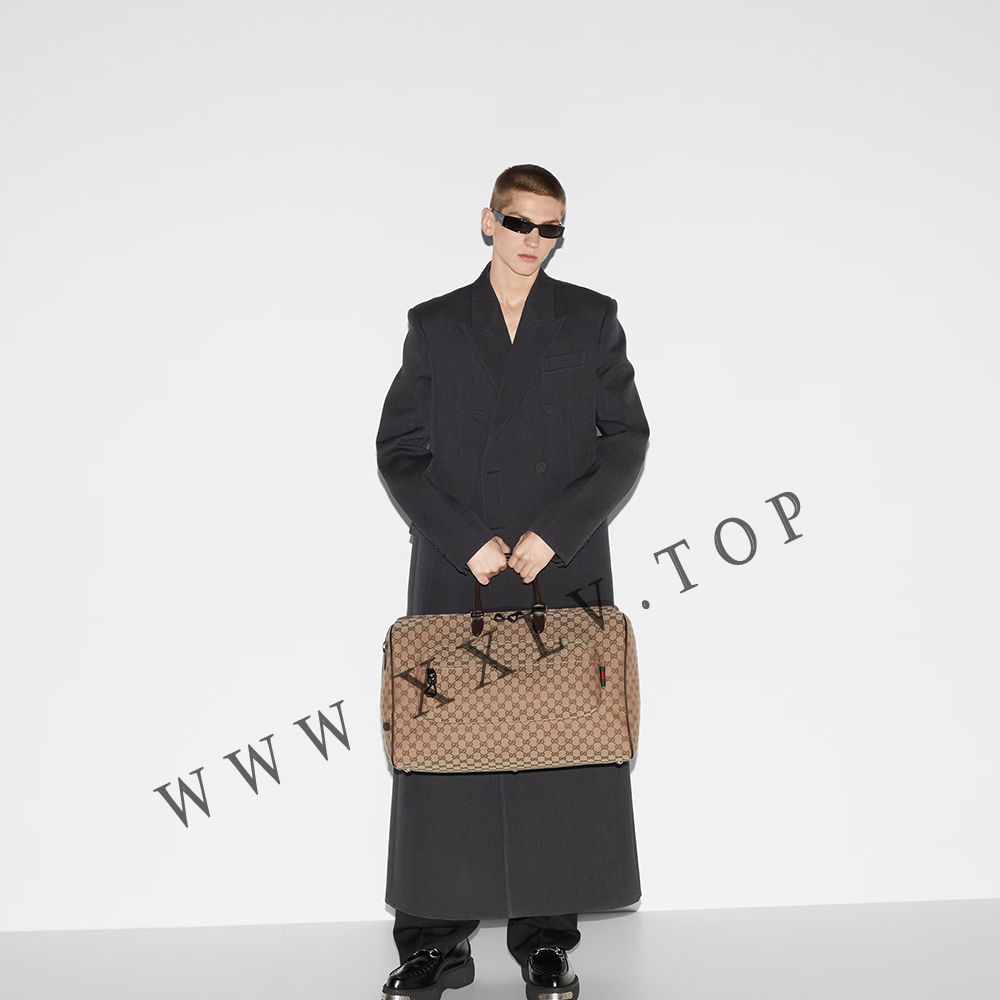GG canvas large duffle bag 802094 - Image 2