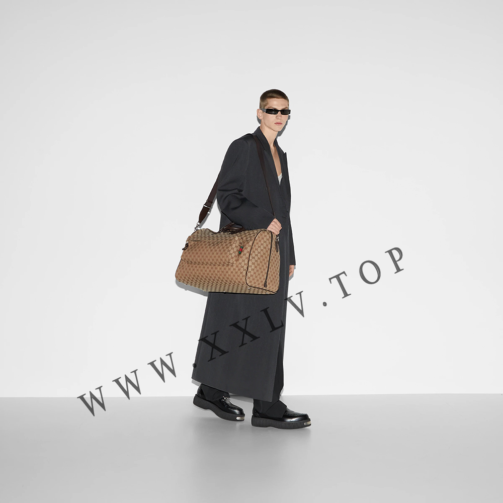 GG canvas large duffle bag 802094 - Image 3